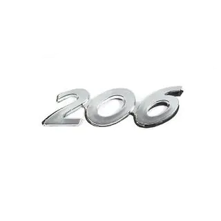 Emblema 206 (90mm x 25mm)