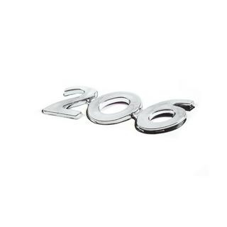 Emblema 206 (90mm x 25mm) Peugeot 206 1998-2024 foto 2
