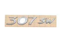 Peugeot 307 2001-2008 Inscripción 307 SW (175mm x 30mm) foto 1