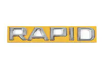 Skoda Rapid 2012-2019 Emblema Rapid (130 mm x 22 mm) foto 1