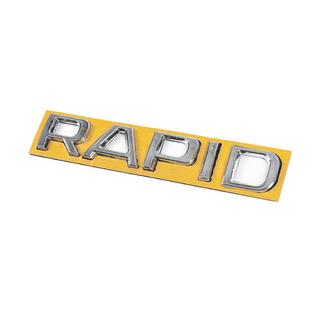 Emblema Rapid (130 mm x 22 mm) Skoda Rapid 2012-2019 foto 2