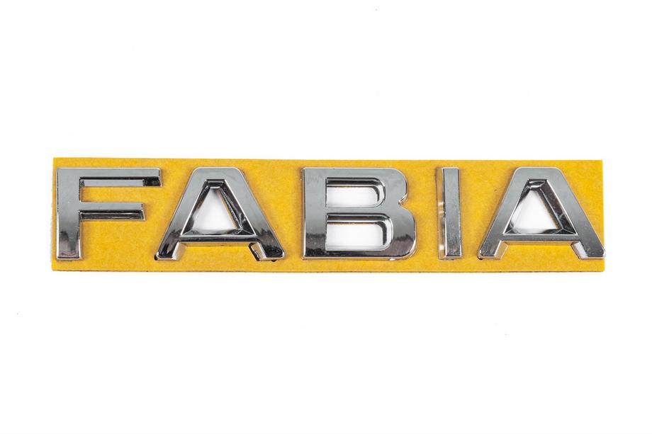 Skoda Fabia 2014-2021 Inscripción Fabia (130 mm x 22 mm) Image