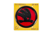 Skoda Emblema rojo 5JA853621 (89 mm) foto 1