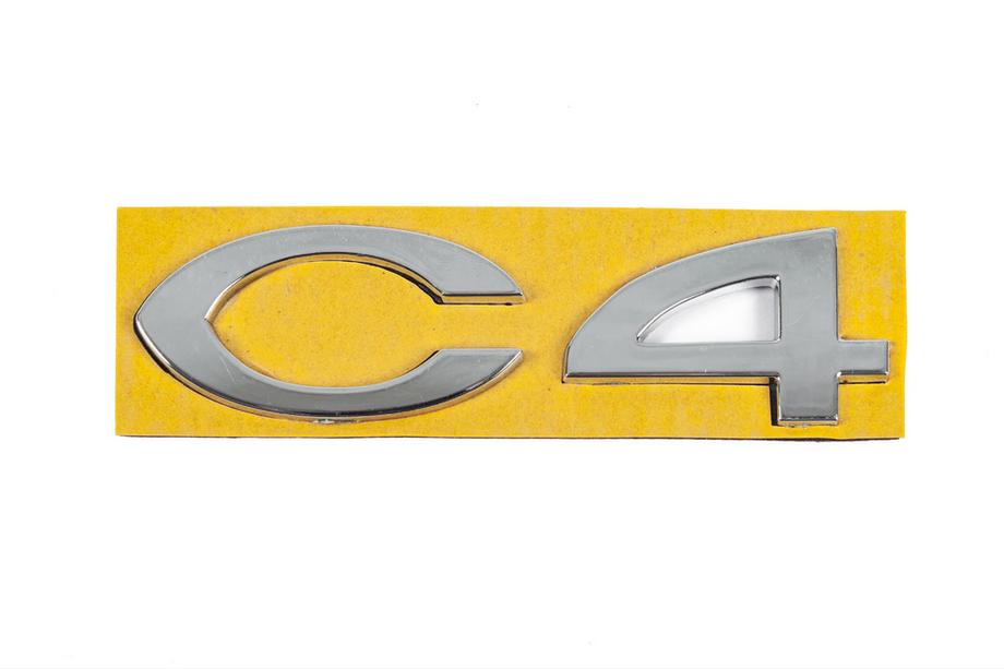 Citroen C-4 2004-2010 Inscripción C4 8665.Y4 (108mm x 30mm) Image