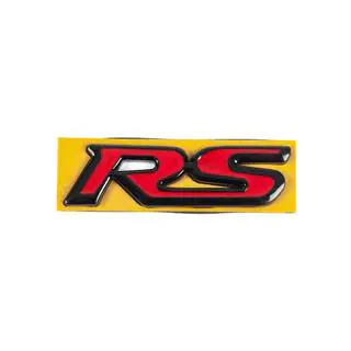 Emblema RS rojo-negro (95mm x 25mm) foto 1