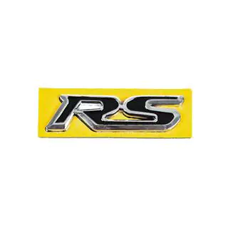 Emblema RS negro con cromo (95mm x 25mm) foto 1