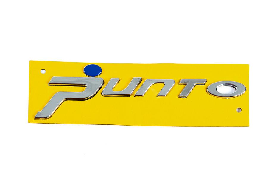 Fiat Punto Grande/EVO 2006-2018 Emblema Punto para Grande (punto azul, 1518a) Image