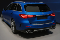 Mercedes C-class W206 2022- Protector de parachoques trasero Carmos mate (SW, acero inoxidable) foto 1