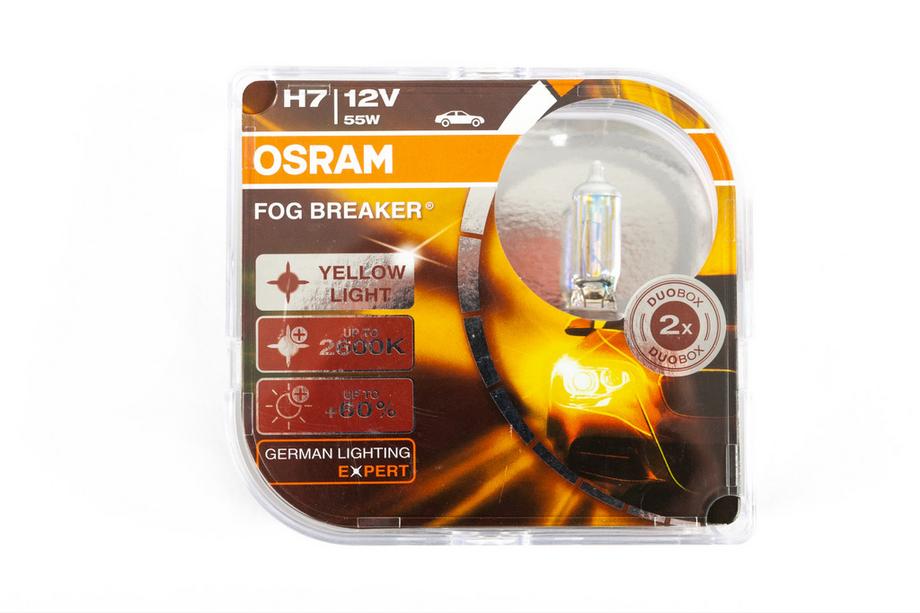 Bombilla de faro Osram H7 55W Fog Breaker 62210FBR Foto 1