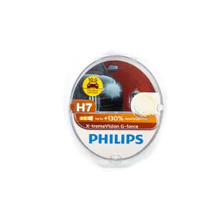 Bombilla de faro Philips H7 55W 12972XVG X-treme Vision G-Force +130% foto 1
