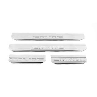 Protectores de umbral de puerta de acero inoxidable Carmos V2 (4 uds) Honda Civic Sedan VIII 2006-2011 foto 1