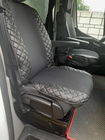 Funda de asiento ECO y tela (1 ud, Negro con costura negra + tela) foto 3