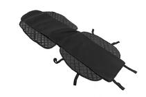Funda de asiento ECO y tela (1 ud, Negro con costura negra + tela) foto 2