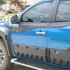 Mitsubishi L200 2015-2024 Molduras Superiores de Puerta 2019+ (6 uds, ABS) foto 4