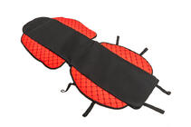 Funda de asiento ECO y tela (1 ud, Roja con costura negra + tela) foto 2