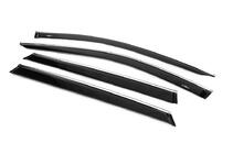 Skoda Superb 2015-2024 Deflectores de ventana con moldura cromada SW (4 uds, HIC) foto 2