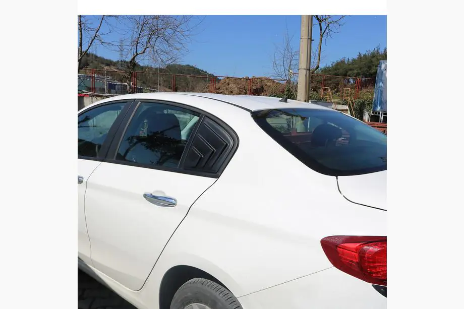 Fiat Tipo 2016- Cubiertas de ventanas traseras EuroCap (2 uds, ABS) Image