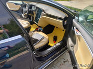 Tesla Model S 2012– Alfombrillas EVA (2012-2021, beige) foto 3