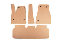 Tesla Model S 2012– Alfombrillas EVA (2012-2021, beige) foto 1