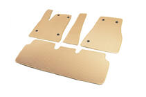 Tesla Model S 2012– Alfombrillas EVA (2012-2021, beige) foto 2