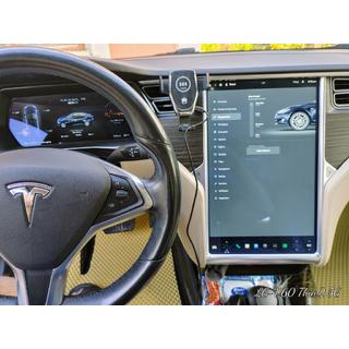 Alfombrillas EVA (2012-2021, beige) Tesla Model S 2012– foto 4