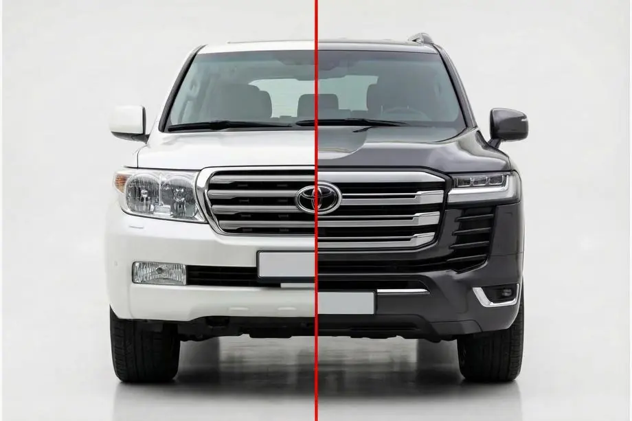 Toyota Land Cruiser 200 2007-2021 Kit de restyling a LC 300 High-Line (Juego completo) Foto 1