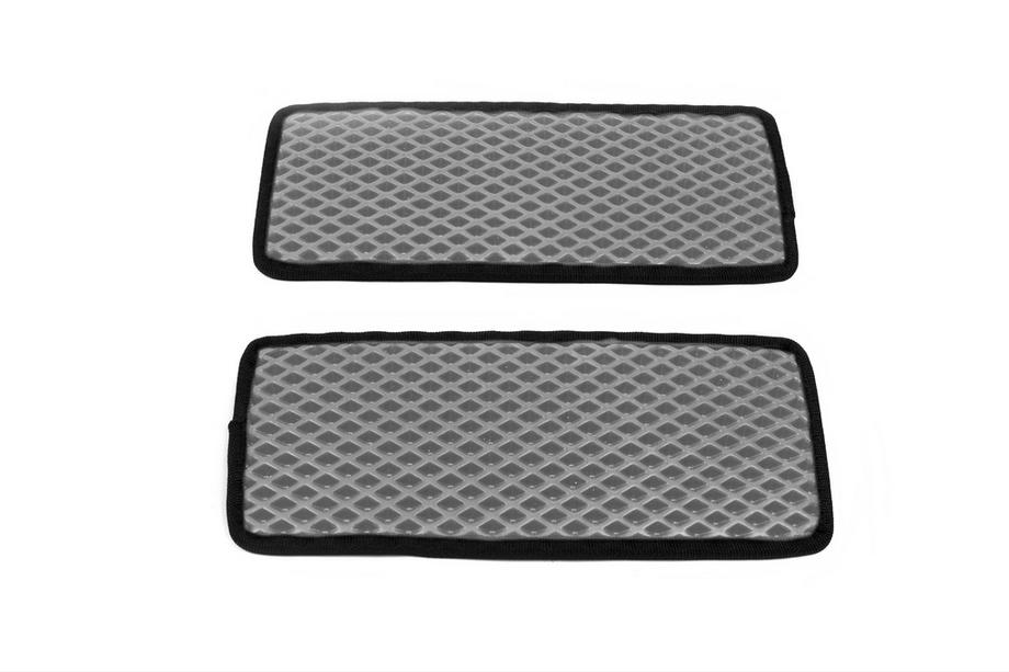 Citroen Jumper 2007-2025 Alfombrillas de umbral de poliuretano (2 uds, EVA, gris) Image