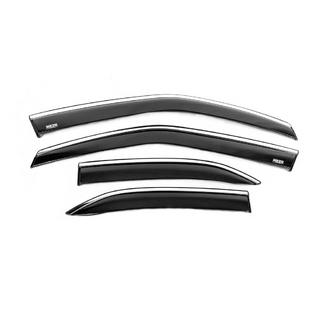 Deflectores de ventana con moldura cromada (4 uds, Niken) Toyota Yaris/Yaris Cross (XP210) 2020- foto 2