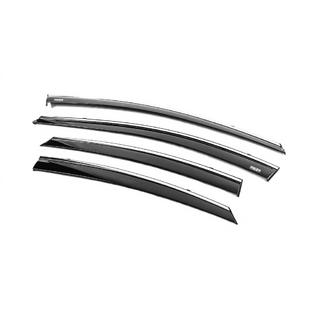 Deflectores de ventana con moldura cromada (4 uds, Niken) Hyundai Elantra (MD/UD) 2011-2015 foto 2