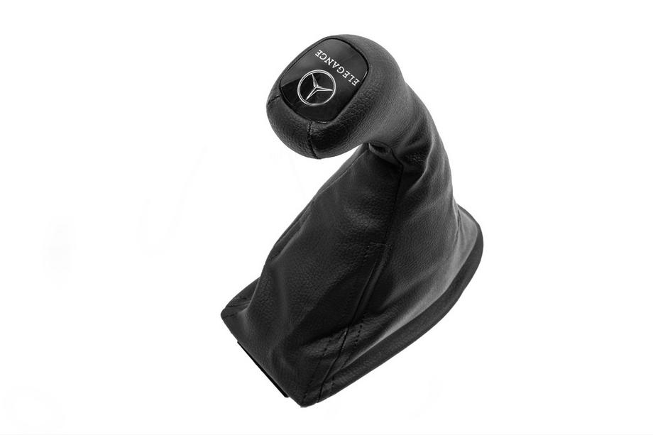 Mercedes E-class W211 2002-2009 Pomo y fuelle de cambio OEM Elegance-Mercedes (polipiel) Foto 4