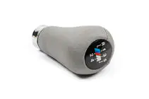 BMW 3 Series E36 1990-2000 Pomo de cambio OEM (piel sintética, gris liso) foto 1