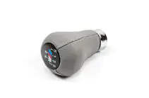 BMW 3 Series E36 1990-2000 Pomo de cambio OEM (piel sintética, gris liso) foto 4