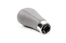 BMW 3 Series E36 1990-2000 Pomo de cambio OEM (piel sintética, gris liso) foto 2