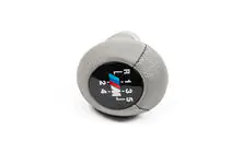 BMW 3 Series E36 1990-2000 Pomo de cambio OEM (piel sintética, gris liso) foto 6