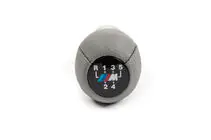 BMW 3 Series E36 1990-2000 Pomo de cambio OEM (piel sintética, gris liso) foto 5