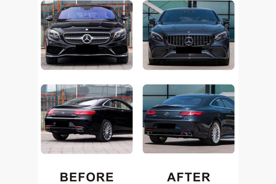 Mercedes S-class C217 Coupe 2014-2020 Kit de carrocería S65 AMG Image