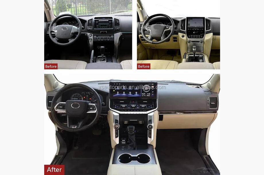 Toyota Land Cruiser 200 2007-2021 Kit de mejora de interior para LC300 Foto 2