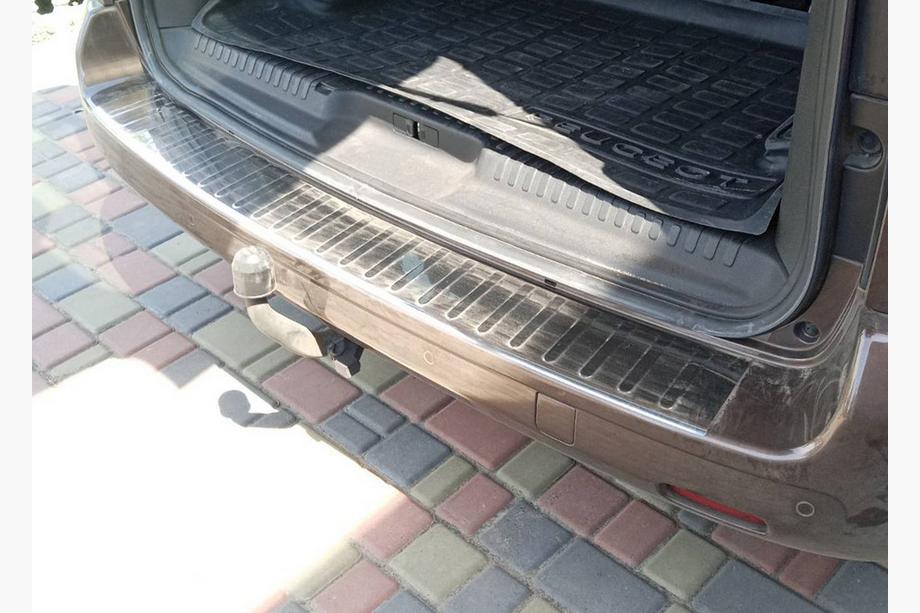 Citroen SpaceTourer 2016- Protector de parachoques trasero con borde Carmos (acero inoxidable) Image