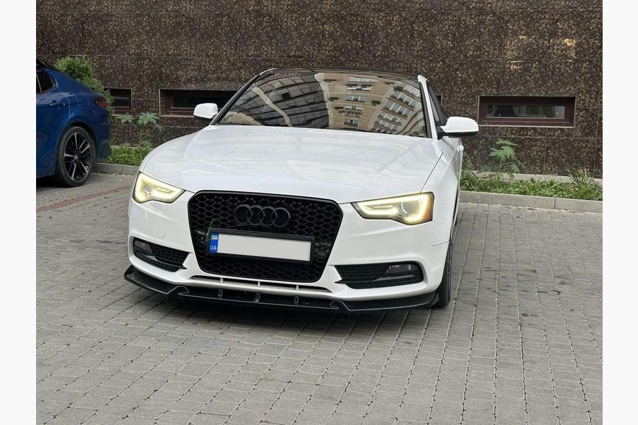 Audi A5 2007-2015 Spoiler lip delantero Lip (para Base, 2011-2015, para pintar) Image