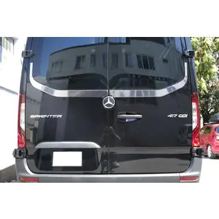 Moldura de luneta trasera V-2 Carmos (2 uds, acero inoxidable) Mercedes Sprinter W907/W910 2018- foto 1