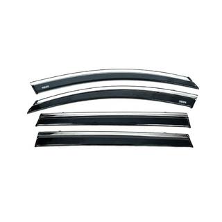 Deflectores de ventana con moldura cromada (4 uds, Niken) Chery Tiggo 8 2017- foto 1