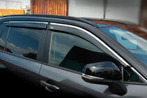 Toyota Rav 4 2019–2025 Deflectores de ventana con moldura cromada (4 uds, Niken) foto 9