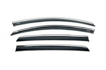 Volkswagen Golf 6 2008-2014 Deflectores de Ventana con Moldura Cromada Niken (HB, 4 uds) foto 3