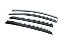 Volkswagen Golf 6 2008-2014 Deflectores de Ventana con Moldura Cromada Niken (HB, 4 uds) foto 4