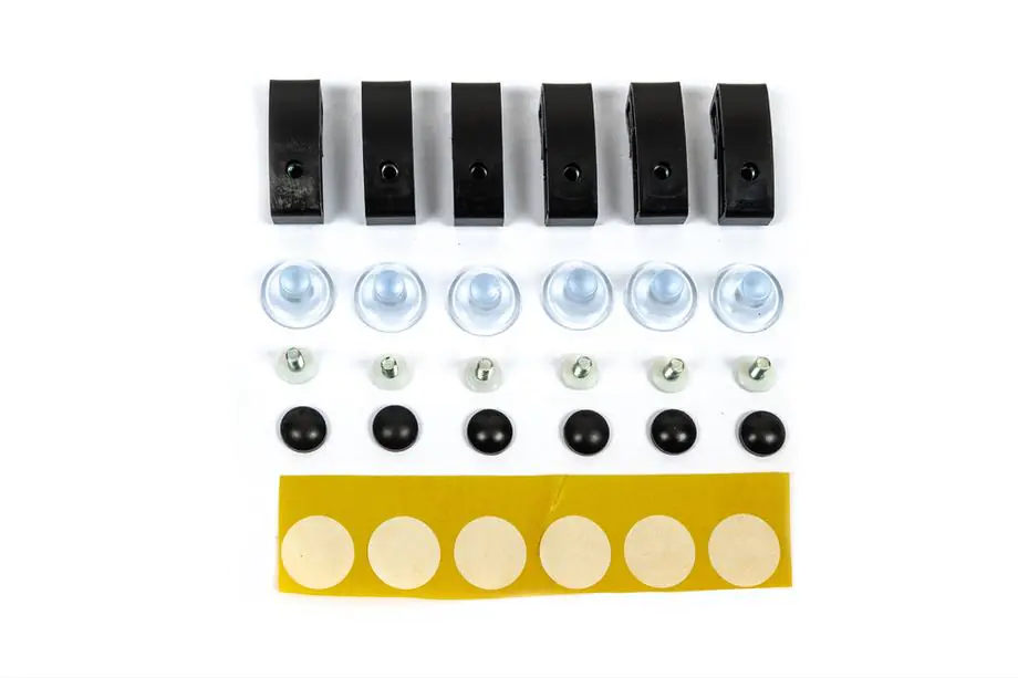 Kit de montaje deflector de capó (6 piezas, EuroCap) Image