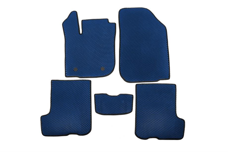 Renault Sandero 2013-2022 Alfombrillas EVA (Azules) Image