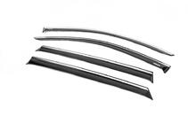 Kia Sorento IV MQ4 2020- Deflectores de ventana con moldura cromada (4 uds, Niken) foto 2