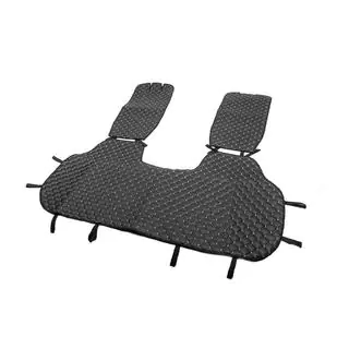 Fundas para asientos traseros ECO (Juego, Negro con costura gris) foto 3