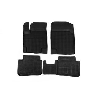 Alfombrillas de goma con borde (4 uds, Polytep) Hyundai Accent 2011-2017 foto 1