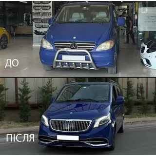 Kit de restyling a W447 Maybach Mercedes Viano 2004-2014 foto 1
